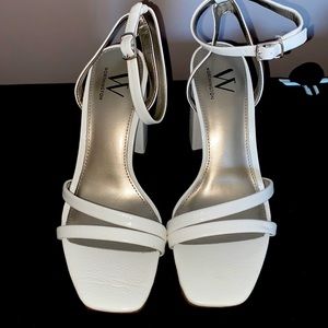 Worthington Only Worn Once White Sandals For sale! All offers welcome!